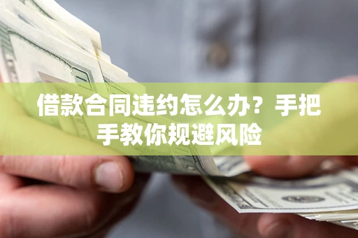 武汉借款合同违约怎么办？手把手教你规避风险