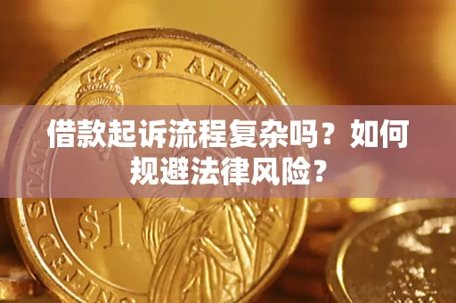 武汉借款起诉流程复杂吗？如何规避法律风险？
