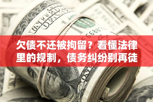 武汉欠债不还被拘留？看懂法律里的规制，债务纠纷别再徒劳奔波