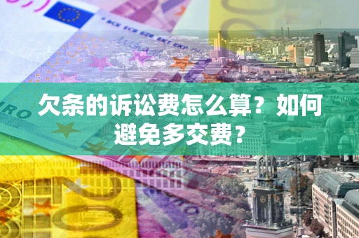 武汉欠条的诉讼费怎么算？如何避免多交费？