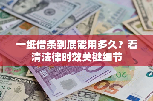 武汉一纸借条到底能用多久？看清法律时效关键细节