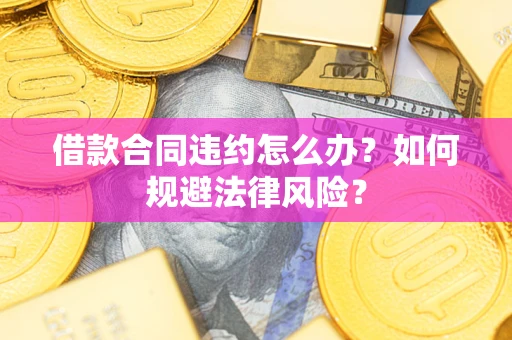 武汉借款合同违约怎么办？如何规避法律风险？